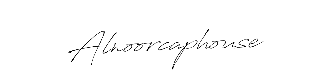 Design your own signature with our free online signature maker. With this signature software, you can create a handwritten (Antro_Vectra) signature for name Alnoorcaphouse. Alnoorcaphouse signature style 6 images and pictures png