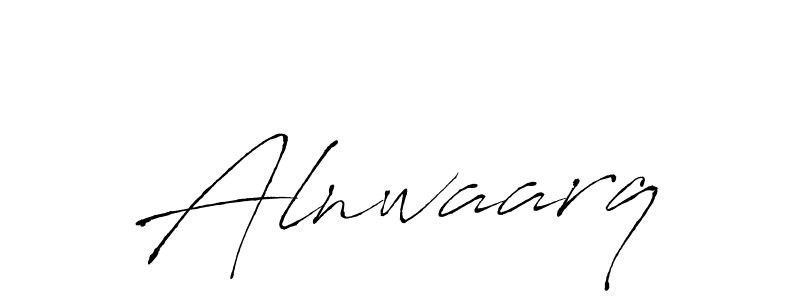 Make a beautiful signature design for name Alnwaarq. With this signature (Antro_Vectra) style, you can create a handwritten signature for free. Alnwaarq signature style 6 images and pictures png