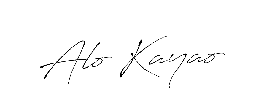 if you are searching for the best signature style for your name Alo Kayao. so please give up your signature search. here we have designed multiple signature styles  using Antro_Vectra. Alo Kayao signature style 6 images and pictures png