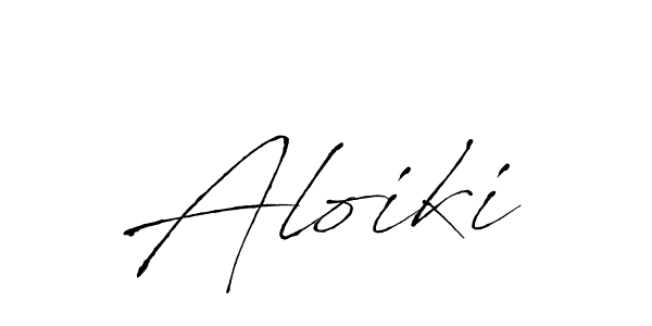 Aloiki stylish signature style. Best Handwritten Sign (Antro_Vectra) for my name. Handwritten Signature Collection Ideas for my name Aloiki. Aloiki signature style 6 images and pictures png