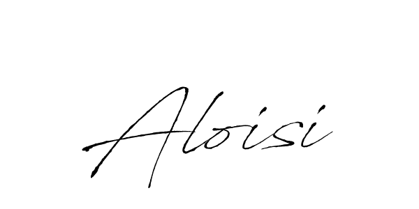 Use a signature maker to create a handwritten signature online. With this signature software, you can design (Antro_Vectra) your own signature for name Aloisi. Aloisi signature style 6 images and pictures png