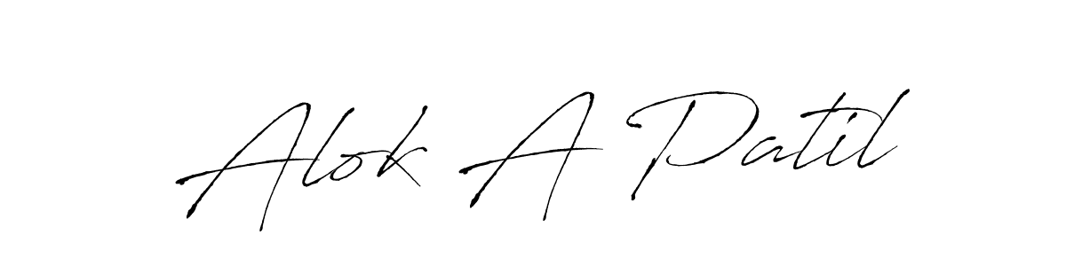 This is the best signature style for the Alok A Patil name. Also you like these signature font (Antro_Vectra). Mix name signature. Alok A Patil signature style 6 images and pictures png