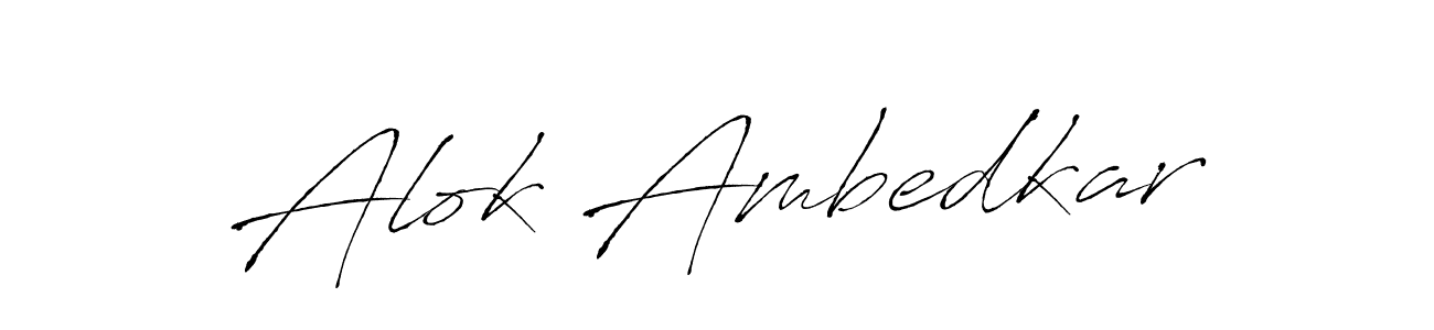 Also we have Alok Ambedkar name is the best signature style. Create professional handwritten signature collection using Antro_Vectra autograph style. Alok Ambedkar signature style 6 images and pictures png