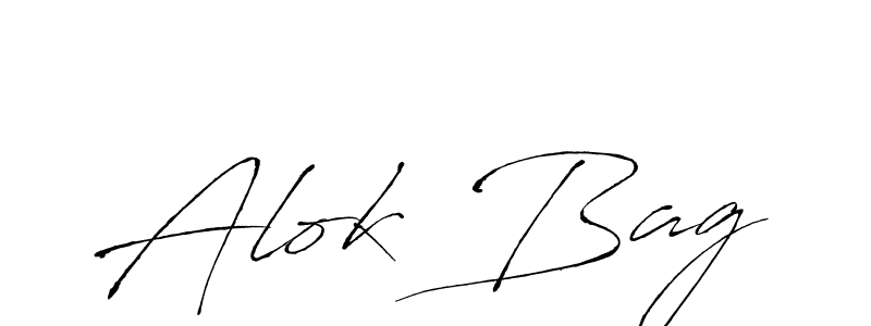 How to make Alok Bag name signature. Use Antro_Vectra style for creating short signs online. This is the latest handwritten sign. Alok Bag signature style 6 images and pictures png