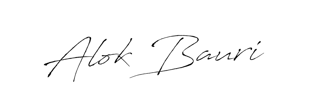 Create a beautiful signature design for name Alok Bauri. With this signature (Antro_Vectra) fonts, you can make a handwritten signature for free. Alok Bauri signature style 6 images and pictures png