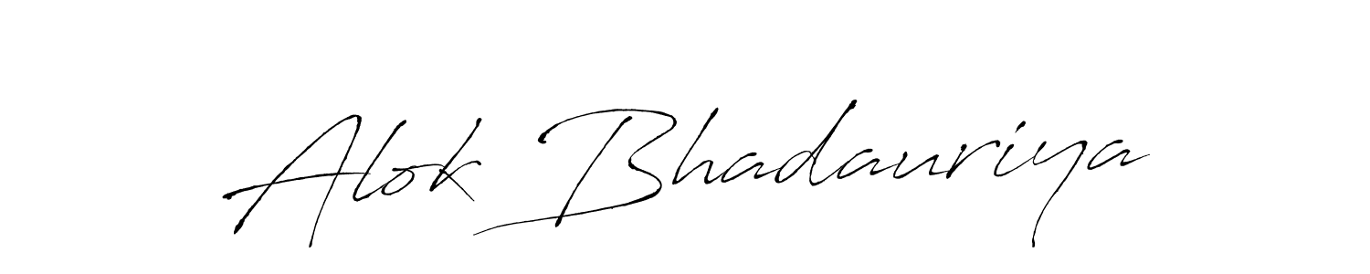 Antro_Vectra is a professional signature style that is perfect for those who want to add a touch of class to their signature. It is also a great choice for those who want to make their signature more unique. Get Alok Bhadauriya name to fancy signature for free. Alok Bhadauriya signature style 6 images and pictures png
