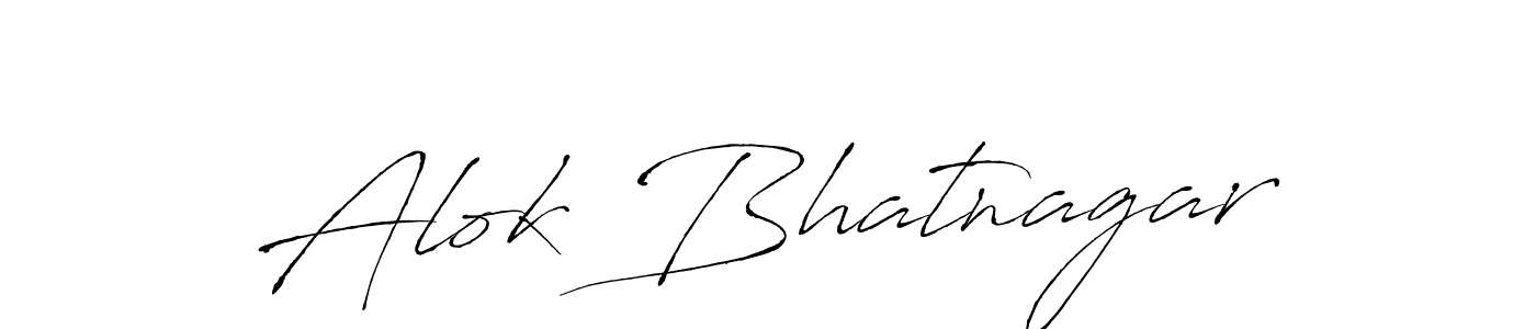 Antro_Vectra is a professional signature style that is perfect for those who want to add a touch of class to their signature. It is also a great choice for those who want to make their signature more unique. Get Alok Bhatnagar name to fancy signature for free. Alok Bhatnagar signature style 6 images and pictures png