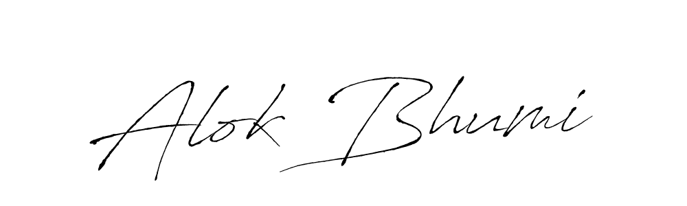 Here are the top 10 professional signature styles for the name Alok Bhumi. These are the best autograph styles you can use for your name. Alok Bhumi signature style 6 images and pictures png