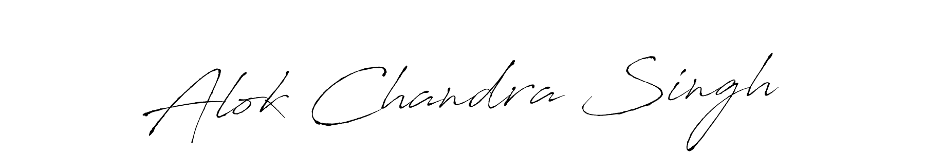 Antro_Vectra is a professional signature style that is perfect for those who want to add a touch of class to their signature. It is also a great choice for those who want to make their signature more unique. Get Alok Chandra Singh name to fancy signature for free. Alok Chandra Singh signature style 6 images and pictures png