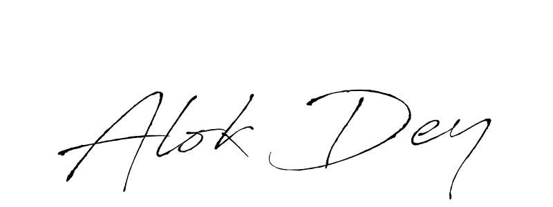 How to make Alok Dey name signature. Use Antro_Vectra style for creating short signs online. This is the latest handwritten sign. Alok Dey signature style 6 images and pictures png