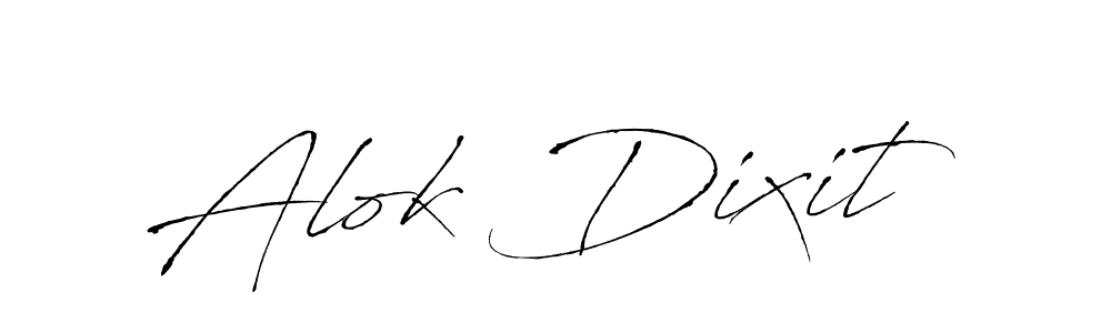 Alok Dixit stylish signature style. Best Handwritten Sign (Antro_Vectra) for my name. Handwritten Signature Collection Ideas for my name Alok Dixit. Alok Dixit signature style 6 images and pictures png