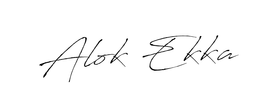 You should practise on your own different ways (Antro_Vectra) to write your name (Alok Ekka) in signature. don't let someone else do it for you. Alok Ekka signature style 6 images and pictures png