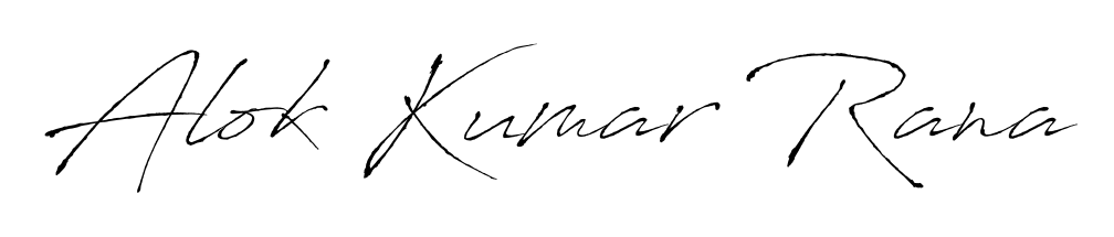 Alok Kumar Rana stylish signature style. Best Handwritten Sign (Antro_Vectra) for my name. Handwritten Signature Collection Ideas for my name Alok Kumar Rana. Alok Kumar Rana signature style 6 images and pictures png