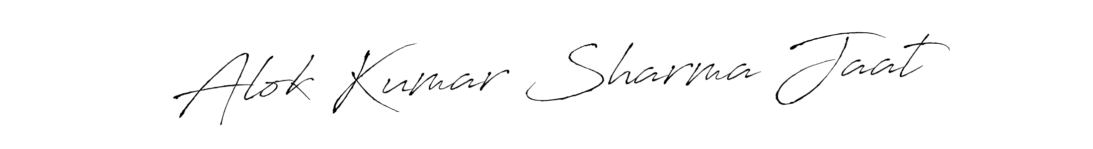 Also we have Alok Kumar Sharma Jaat name is the best signature style. Create professional handwritten signature collection using Antro_Vectra autograph style. Alok Kumar Sharma Jaat signature style 6 images and pictures png