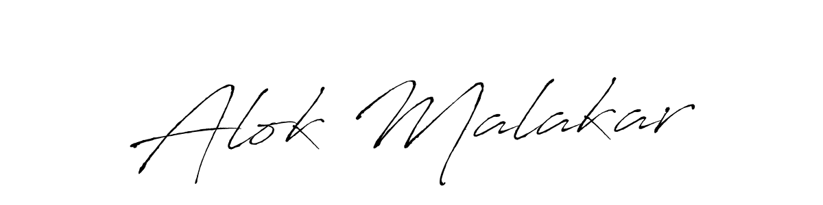 This is the best signature style for the Alok Malakar name. Also you like these signature font (Antro_Vectra). Mix name signature. Alok Malakar signature style 6 images and pictures png