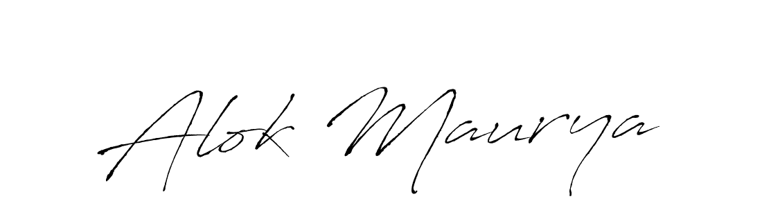 Antro_Vectra is a professional signature style that is perfect for those who want to add a touch of class to their signature. It is also a great choice for those who want to make their signature more unique. Get Alok Maurya name to fancy signature for free. Alok Maurya signature style 6 images and pictures png