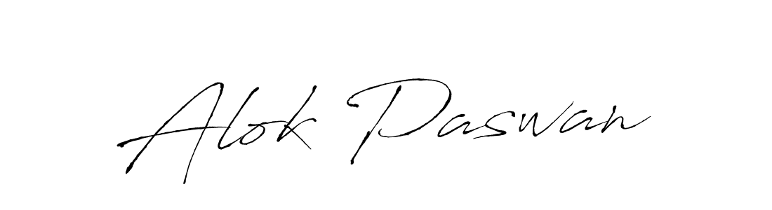 Also we have Alok Paswan name is the best signature style. Create professional handwritten signature collection using Antro_Vectra autograph style. Alok Paswan signature style 6 images and pictures png