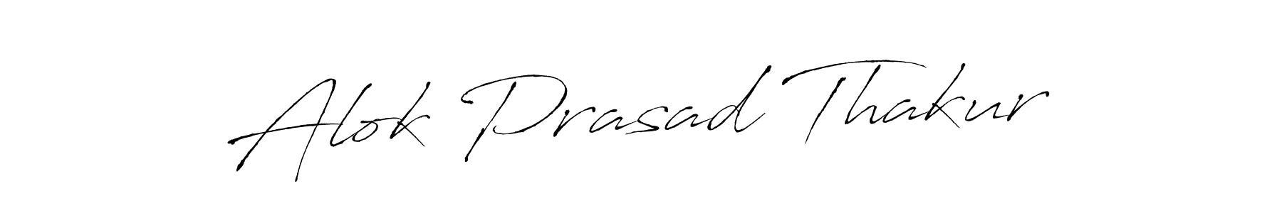 Also we have Alok Prasad Thakur name is the best signature style. Create professional handwritten signature collection using Antro_Vectra autograph style. Alok Prasad Thakur signature style 6 images and pictures png