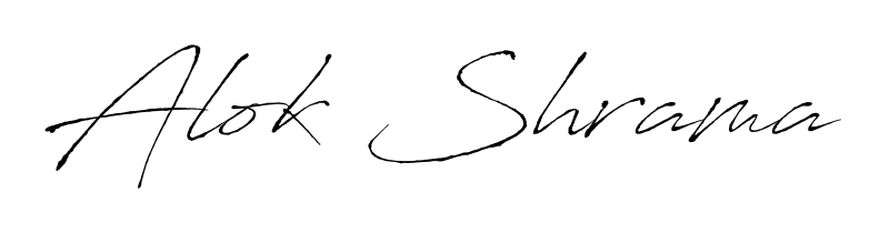 Similarly Antro_Vectra is the best handwritten signature design. Signature creator online. You can use it as an online autograph creator for name Alok Shrama. Alok Shrama signature style 6 images and pictures png