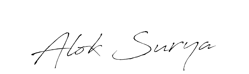 You can use this online signature creator to create a handwritten signature for the name Alok Surya. This is the best online autograph maker. Alok Surya signature style 6 images and pictures png