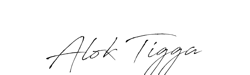 if you are searching for the best signature style for your name Alok Tigga. so please give up your signature search. here we have designed multiple signature styles  using Antro_Vectra. Alok Tigga signature style 6 images and pictures png