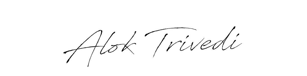 Design your own signature with our free online signature maker. With this signature software, you can create a handwritten (Antro_Vectra) signature for name Alok Trivedi. Alok Trivedi signature style 6 images and pictures png