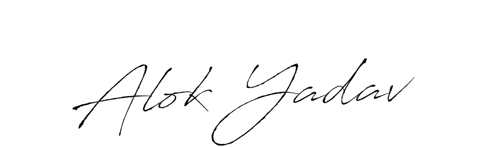 Use a signature maker to create a handwritten signature online. With this signature software, you can design (Antro_Vectra) your own signature for name Alok Yadav. Alok Yadav signature style 6 images and pictures png