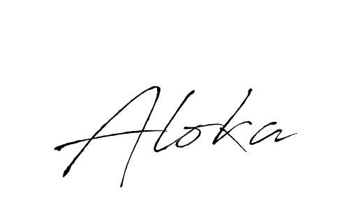 You should practise on your own different ways (Antro_Vectra) to write your name (Aloka) in signature. don't let someone else do it for you. Aloka signature style 6 images and pictures png