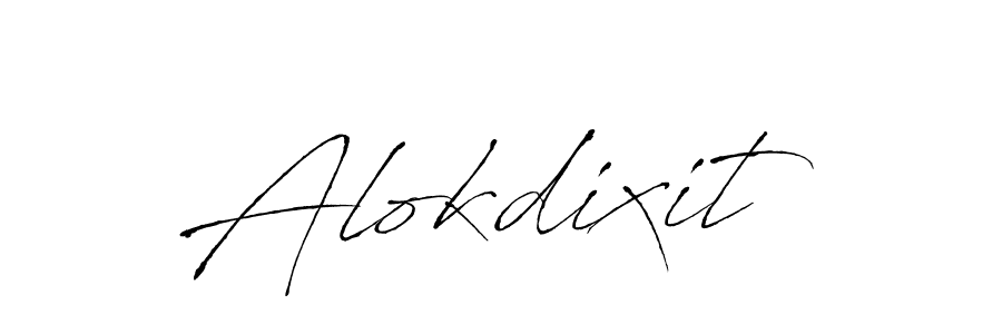 Also we have Alokdixit name is the best signature style. Create professional handwritten signature collection using Antro_Vectra autograph style. Alokdixit signature style 6 images and pictures png