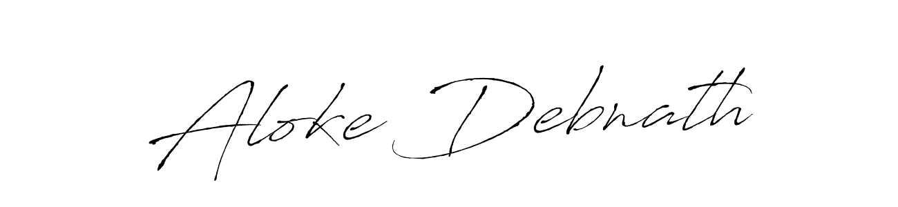 Design your own signature with our free online signature maker. With this signature software, you can create a handwritten (Antro_Vectra) signature for name Aloke Debnath. Aloke Debnath signature style 6 images and pictures png