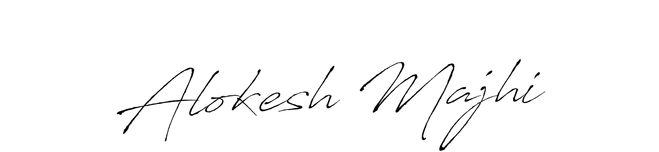 Create a beautiful signature design for name Alokesh Majhi. With this signature (Antro_Vectra) fonts, you can make a handwritten signature for free. Alokesh Majhi signature style 6 images and pictures png