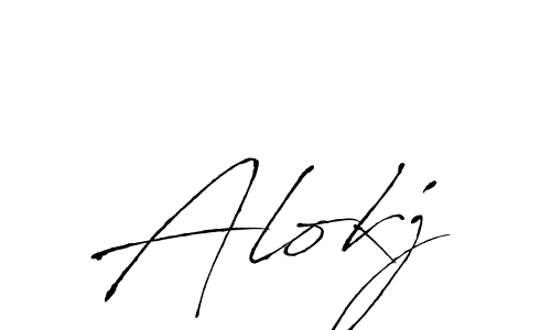 Use a signature maker to create a handwritten signature online. With this signature software, you can design (Antro_Vectra) your own signature for name Alokj. Alokj signature style 6 images and pictures png