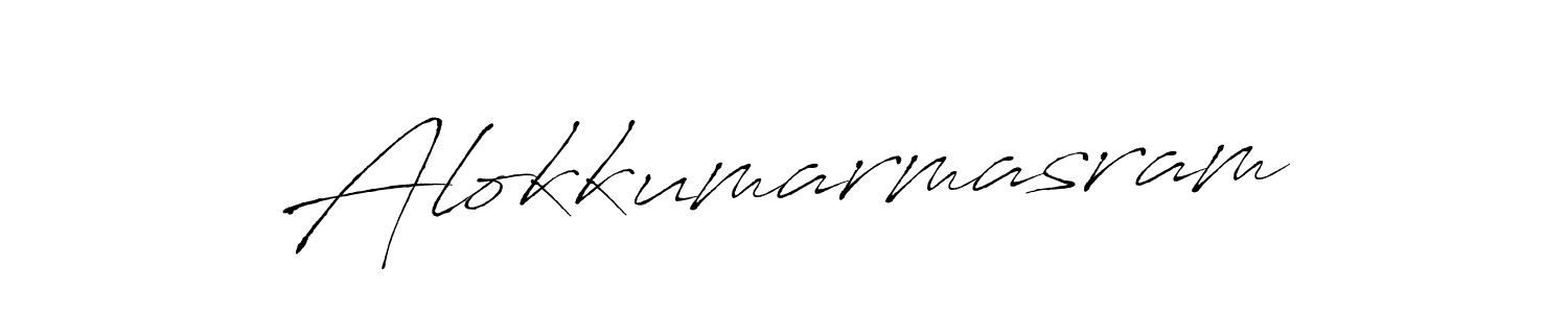 Antro_Vectra is a professional signature style that is perfect for those who want to add a touch of class to their signature. It is also a great choice for those who want to make their signature more unique. Get Alokkumarmasram name to fancy signature for free. Alokkumarmasram signature style 6 images and pictures png
