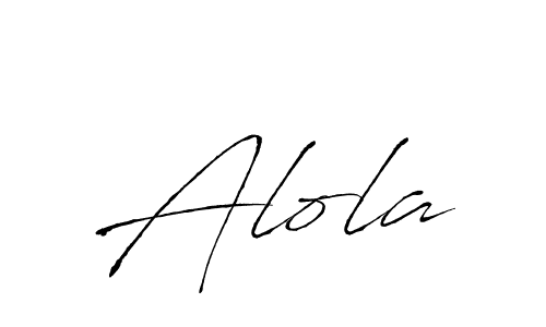 Also we have Alola name is the best signature style. Create professional handwritten signature collection using Antro_Vectra autograph style. Alola signature style 6 images and pictures png
