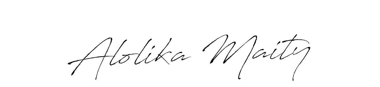 Make a beautiful signature design for name Alolika Maity. Use this online signature maker to create a handwritten signature for free. Alolika Maity signature style 6 images and pictures png