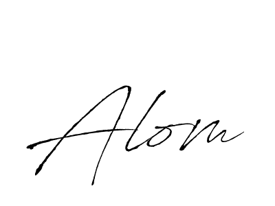 if you are searching for the best signature style for your name Alom. so please give up your signature search. here we have designed multiple signature styles  using Antro_Vectra. Alom signature style 6 images and pictures png