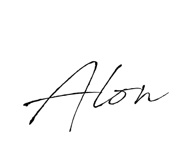 Make a beautiful signature design for name Alon. Use this online signature maker to create a handwritten signature for free. Alon signature style 6 images and pictures png