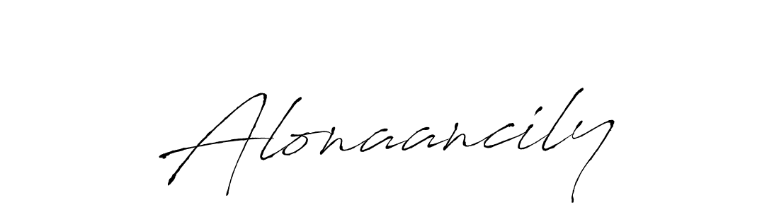 You can use this online signature creator to create a handwritten signature for the name Alonaancily. This is the best online autograph maker. Alonaancily signature style 6 images and pictures png