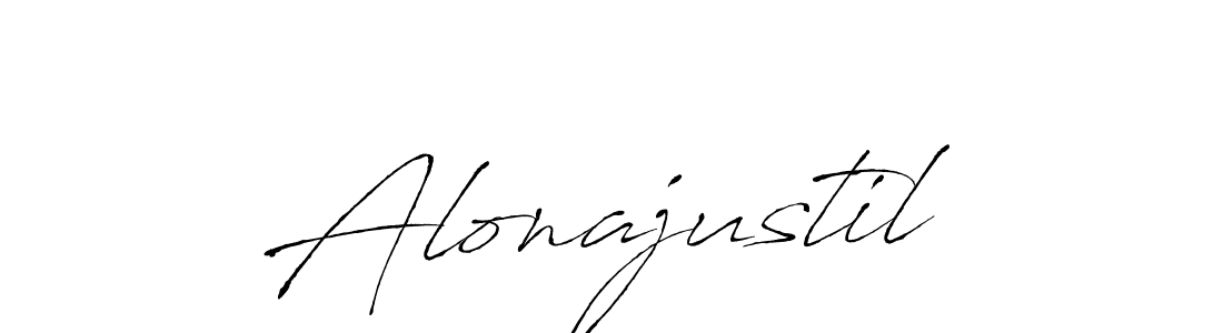 Make a short Alonajustil signature style. Manage your documents anywhere anytime using Antro_Vectra. Create and add eSignatures, submit forms, share and send files easily. Alonajustil signature style 6 images and pictures png