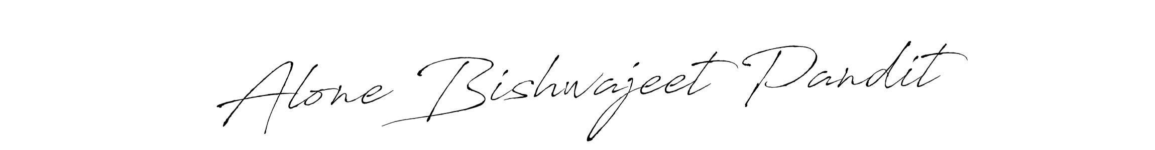 Similarly Antro_Vectra is the best handwritten signature design. Signature creator online .You can use it as an online autograph creator for name Alone Bishwajeet Pandit. Alone Bishwajeet Pandit signature style 6 images and pictures png