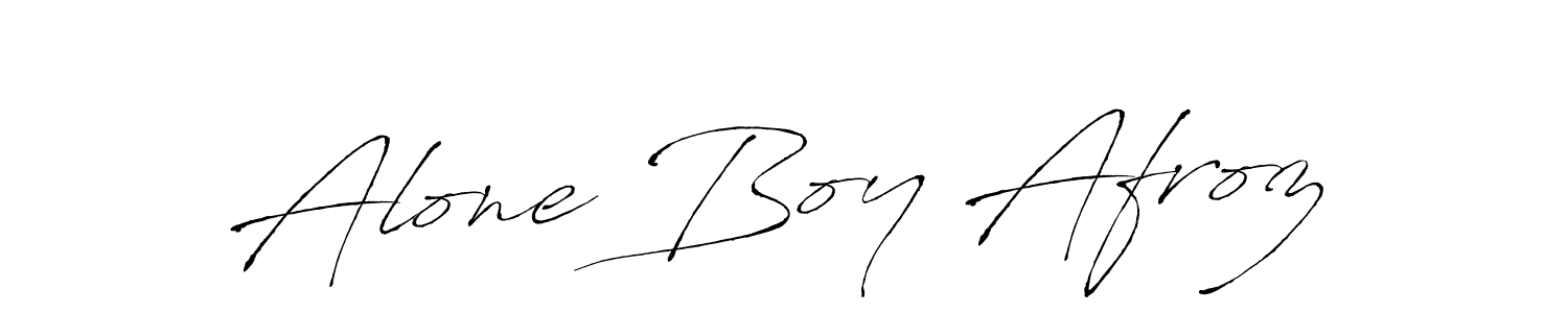 You should practise on your own different ways (Antro_Vectra) to write your name (Alone Boy Afroz) in signature. don't let someone else do it for you. Alone Boy Afroz signature style 6 images and pictures png