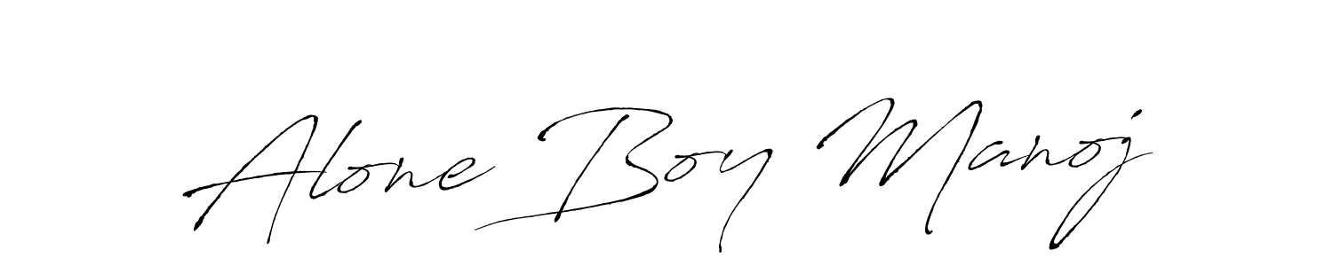 Use a signature maker to create a handwritten signature online. With this signature software, you can design (Antro_Vectra) your own signature for name Alone Boy Manoj. Alone Boy Manoj signature style 6 images and pictures png