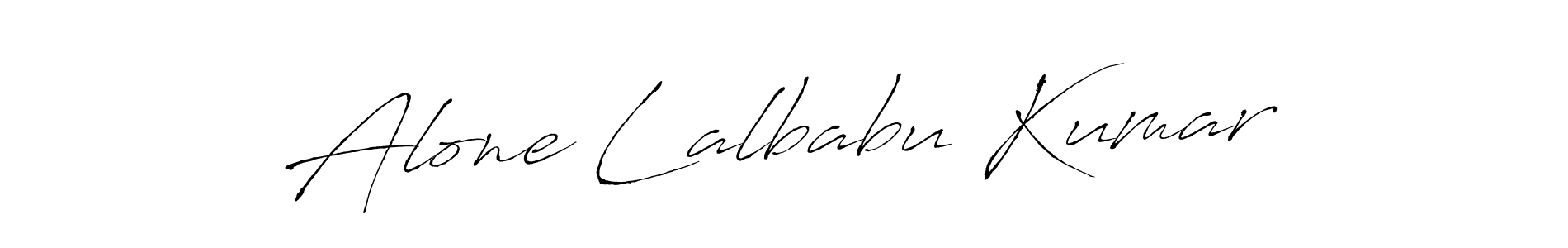 Also we have Alone Lalbabu Kumar name is the best signature style. Create professional handwritten signature collection using Antro_Vectra autograph style. Alone Lalbabu Kumar signature style 6 images and pictures png