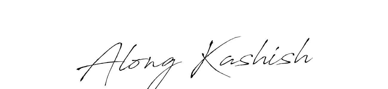 Antro_Vectra is a professional signature style that is perfect for those who want to add a touch of class to their signature. It is also a great choice for those who want to make their signature more unique. Get Along Kashish name to fancy signature for free. Along Kashish signature style 6 images and pictures png
