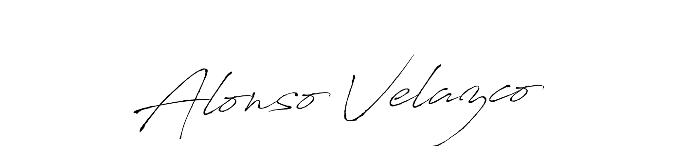 Use a signature maker to create a handwritten signature online. With this signature software, you can design (Antro_Vectra) your own signature for name Alonso Velazco. Alonso Velazco signature style 6 images and pictures png