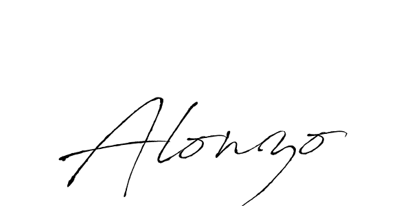 Make a beautiful signature design for name Alonzo. With this signature (Antro_Vectra) style, you can create a handwritten signature for free. Alonzo signature style 6 images and pictures png