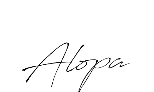 Use a signature maker to create a handwritten signature online. With this signature software, you can design (Antro_Vectra) your own signature for name Alopa. Alopa signature style 6 images and pictures png