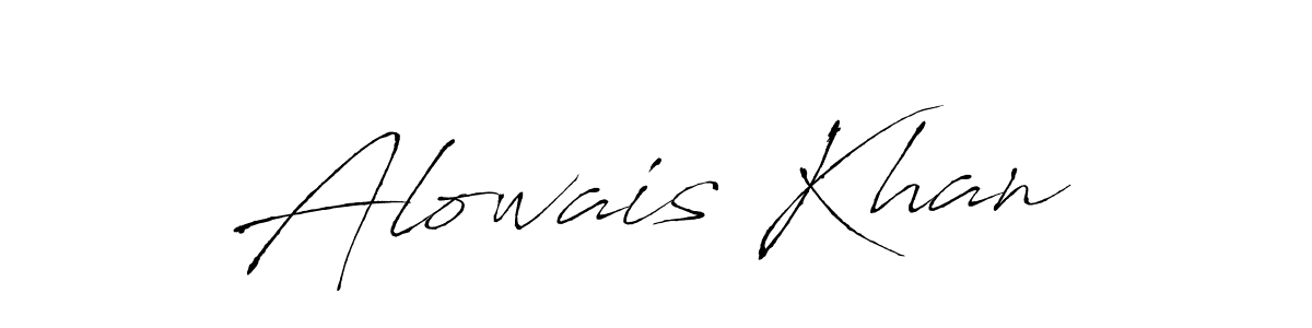 How to make Alowais Khan signature? Antro_Vectra is a professional autograph style. Create handwritten signature for Alowais Khan name. Alowais Khan signature style 6 images and pictures png