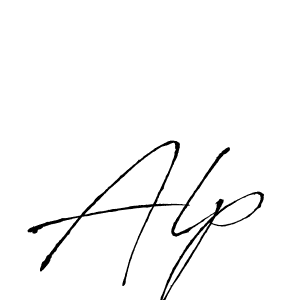 Also You can easily find your signature by using the search form. We will create Alp name handwritten signature images for you free of cost using Antro_Vectra sign style. Alp signature style 6 images and pictures png
