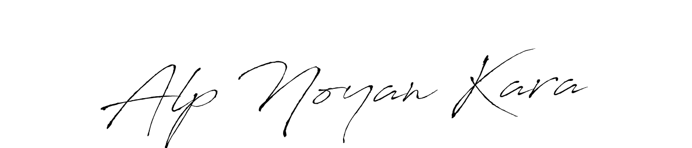 Alp Noyan Kara stylish signature style. Best Handwritten Sign (Antro_Vectra) for my name. Handwritten Signature Collection Ideas for my name Alp Noyan Kara. Alp Noyan Kara signature style 6 images and pictures png